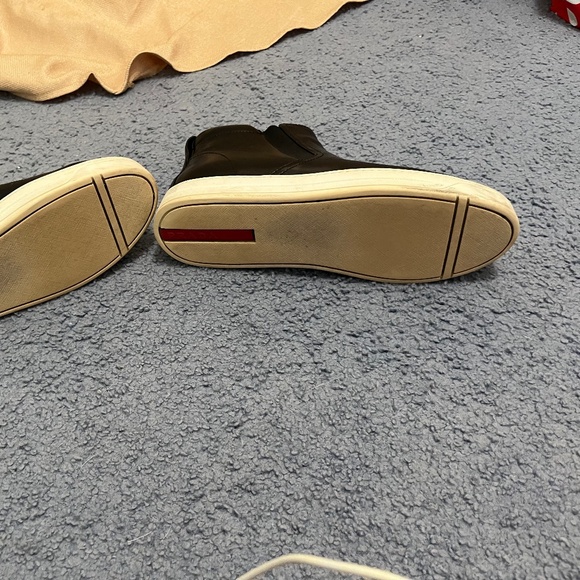 Prada Black Leather Booties - Picture 5 of 7